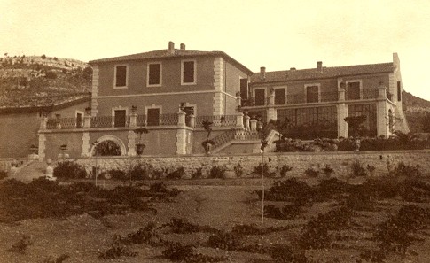 the house around 1900