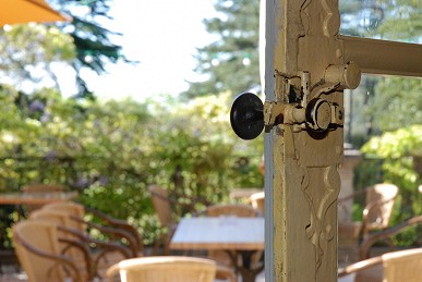 vers la terrasse
