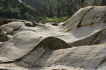 rundgeschliffene Felsen in den Cévennen